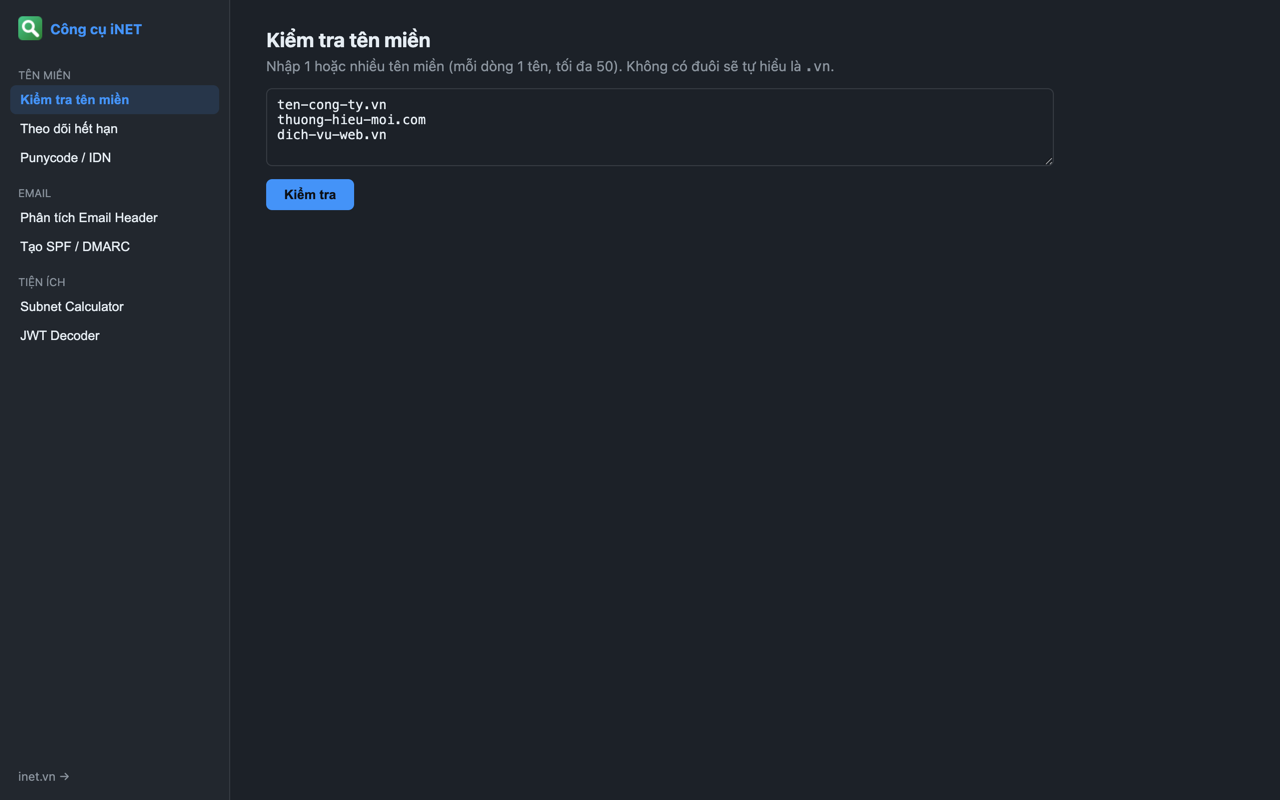 Popup extension hiển thị thông tin WHOIS của tên miền đang mở